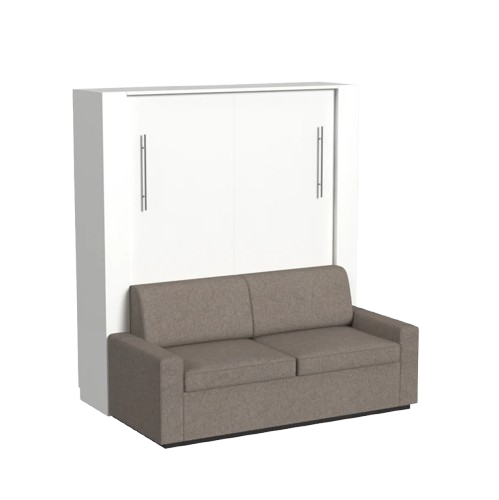 Inovabed White Murphy Bed w/ Sofa